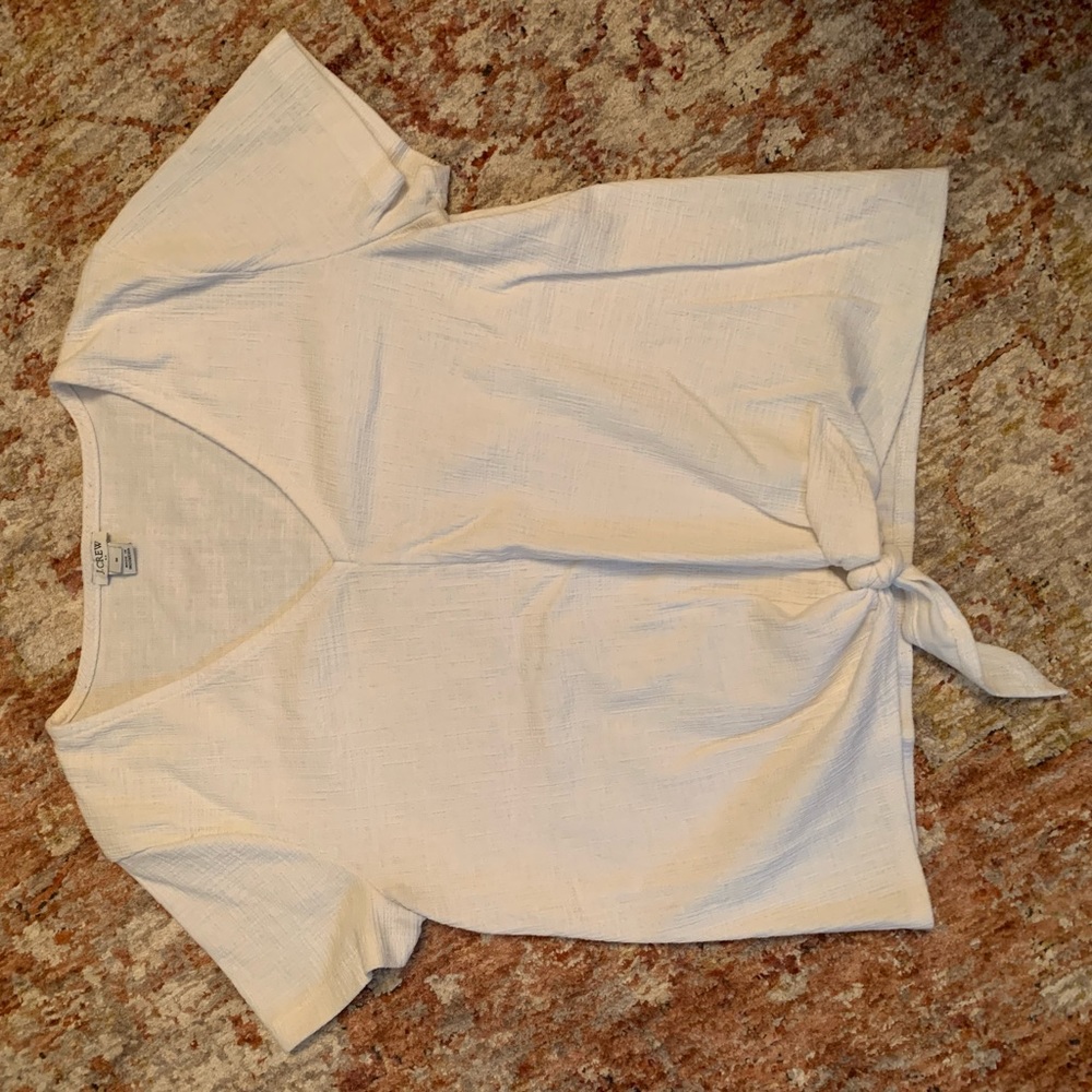 JCrew White Breezy Top
